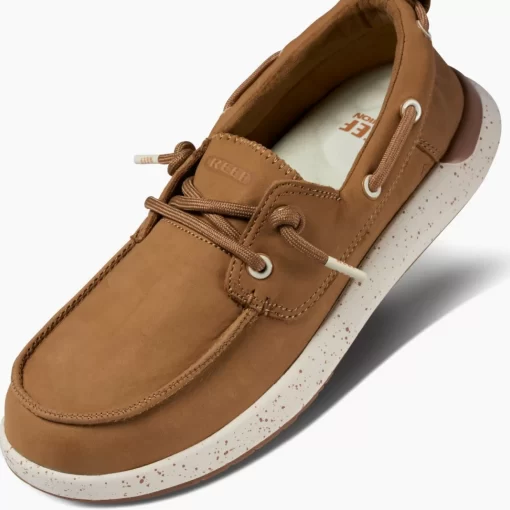 REEF Shoes>Swellsole Pier Leather Tan