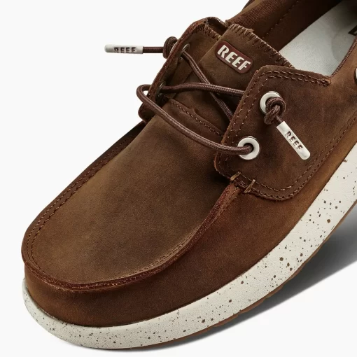 REEF Shoes>Swellsole Pier Leather Brown