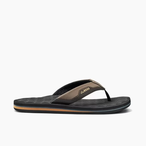 REEF Sandals | Flip Flops>The Ripper Black/Tan