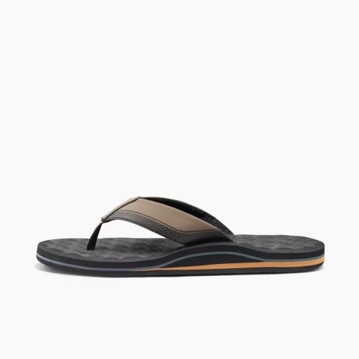 REEF Sandals | Flip Flops>The Ripper Black/Tan