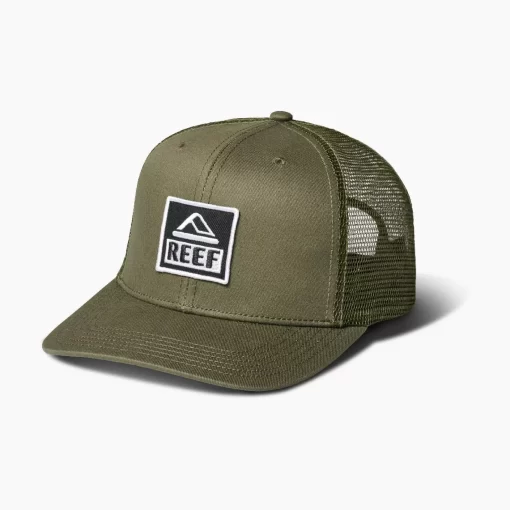 REEF Headwear & Accessories>Townsend Snapback Trucker Hat Olive Night