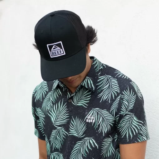 REEF Headwear & Accessories>Townsend Snapback Trucker Hat Pirate Black