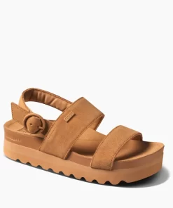 REEF Sandals>Vista Hi Buckle Natural Suede