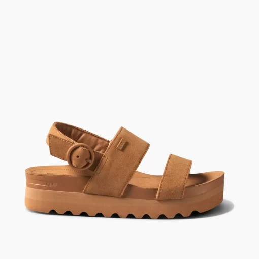 REEF Sandals>Vista Hi Buckle Natural Suede