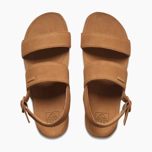 REEF Sandals>Vista Hi Buckle Natural Suede