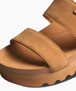 REEF Sandals>Vista Hi Buckle Natural Suede