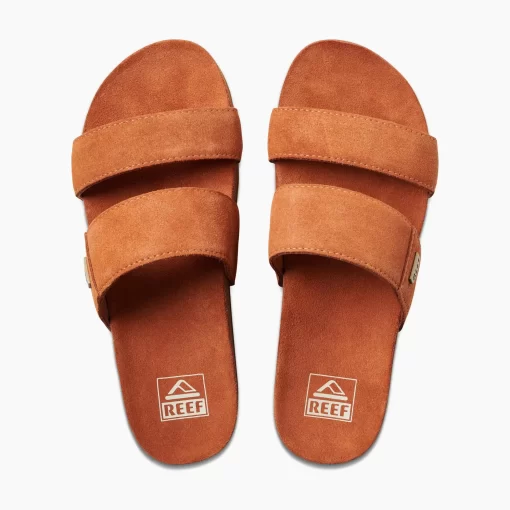 REEF Sandals | Slides>Vista Hi Suede Russet Orange