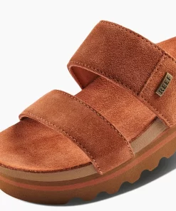 REEF Sandals | Slides>Vista Hi Suede Russet Orange