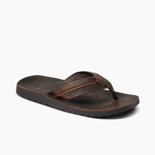 REEF Sandals | Flip Flops>Voyage Lux Dark Brown