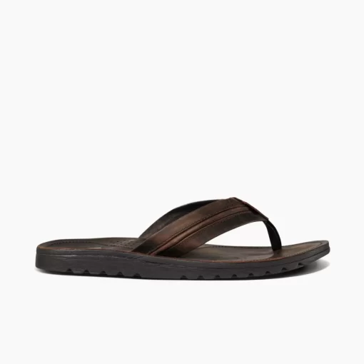 REEF Sandals | Flip Flops>Voyage Lux Dark Brown