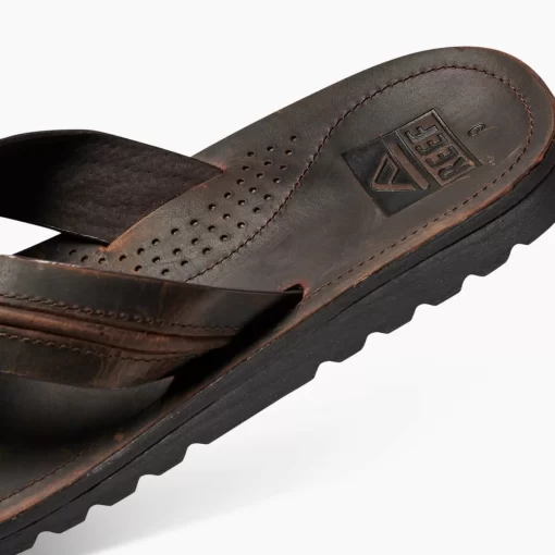 REEF Sandals | Flip Flops>Voyage Lux Dark Brown