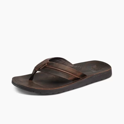 REEF Sandals | Flip Flops>Voyage Lux Dark Brown