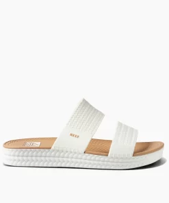 REEF Sandals | Slides>Water Vista Slide White/Tan