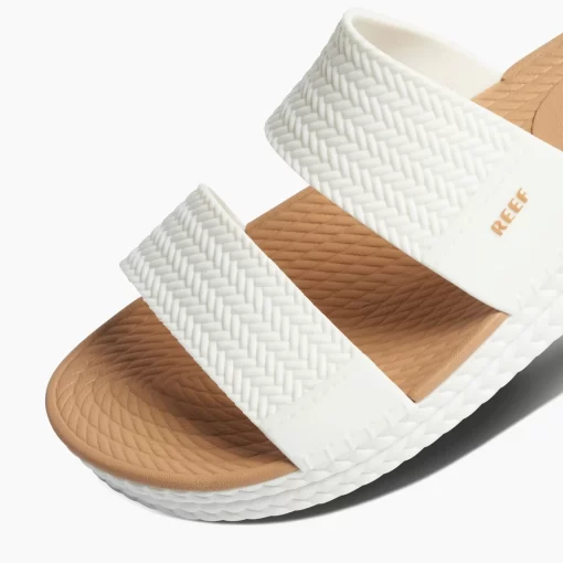 REEF Sandals | Slides>Water Vista Slide White/Tan