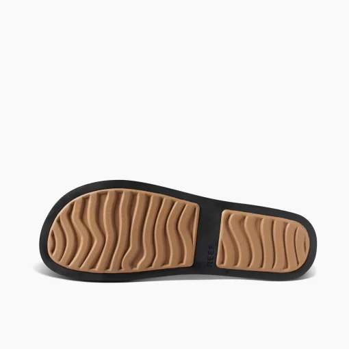 REEF Sandals | Slides>Water Vista Slide Black/Tan