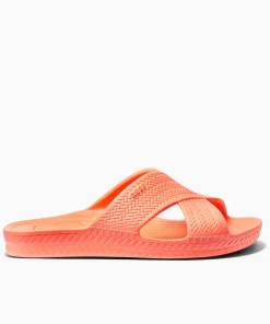 REEF Sandals | Slides>Water X Slide Neon Poppy