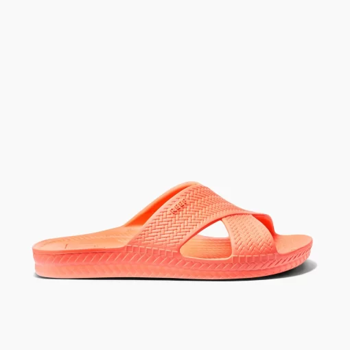 REEF Sandals | Slides>Water X Slide Neon Poppy