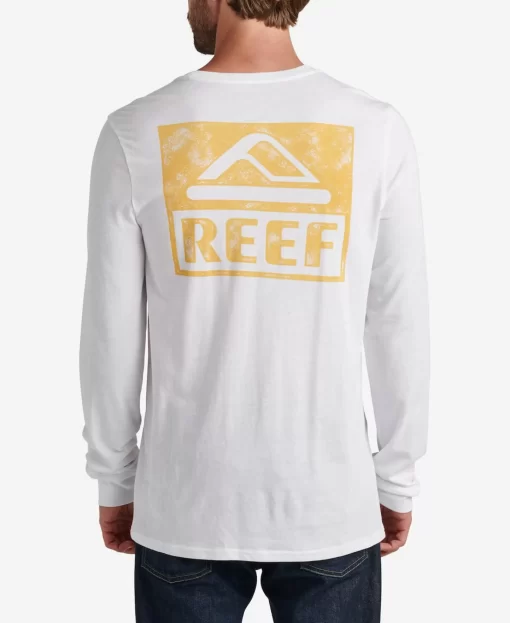 REEF T-Shirts>Wellie Long Sleeve T-Shirt White