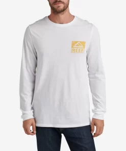 REEF T-Shirts>Wellie Long Sleeve T-Shirt White