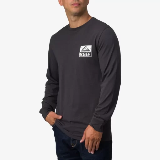 REEF T-Shirts>Wellie Long Sleeve T-Shirt Phantom