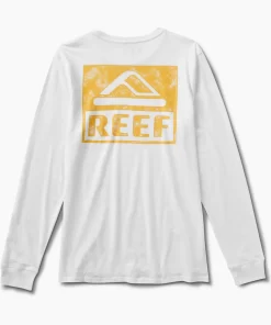 REEF T-Shirts>Wellie Long Sleeve T-Shirt White