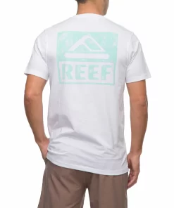 REEF T-Shirts>Wellie Short Sleeve T-Shirt Bright White