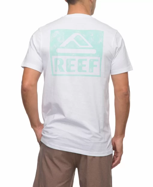 REEF T-Shirts>Wellie Short Sleeve T-Shirt Bright White