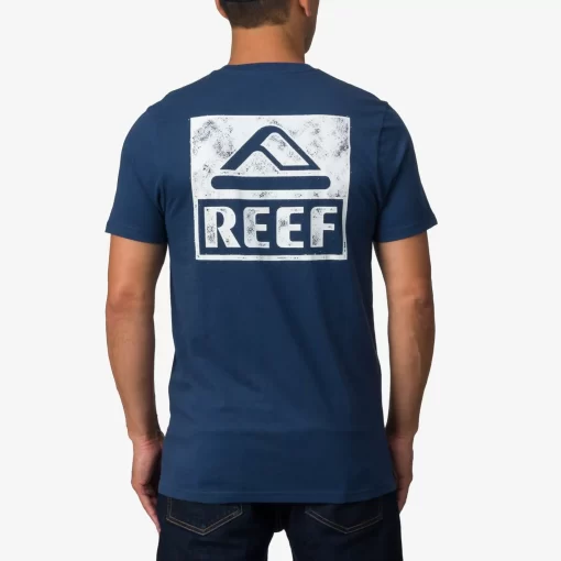 REEF T-Shirts>Wellie Short Sleeve T-Shirt Insignia Blue