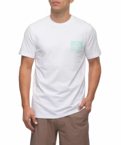 REEF T-Shirts>Wellie Short Sleeve T-Shirt Bright White