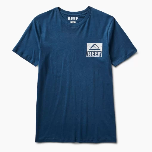 REEF T-Shirts>Wellie Short Sleeve T-Shirt Insignia Blue