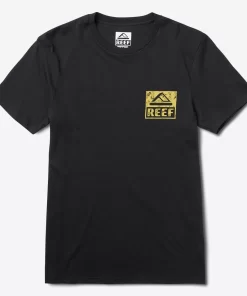 REEF T-Shirts>Wellie Short Sleeve T-Shirt Caviar