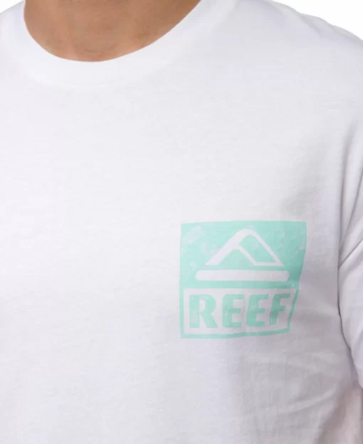 REEF T-Shirts>Wellie Short Sleeve T-Shirt Bright White