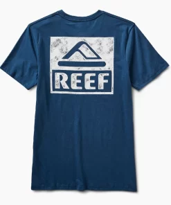 REEF T-Shirts>Wellie Short Sleeve T-Shirt Insignia Blue