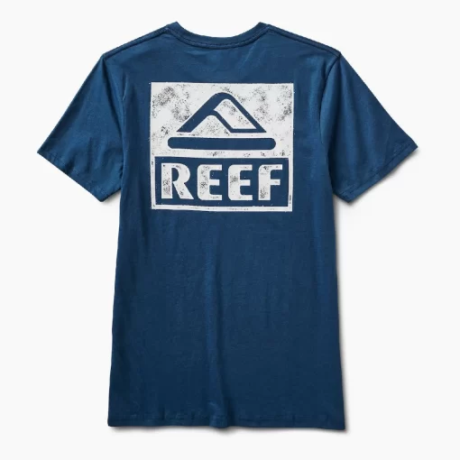 REEF T-Shirts>Wellie Short Sleeve T-Shirt Insignia Blue