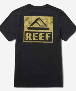 REEF T-Shirts>Wellie Short Sleeve T-Shirt Caviar