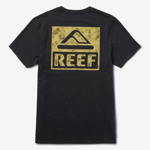 REEF T-Shirts>Wellie Short Sleeve T-Shirt Caviar