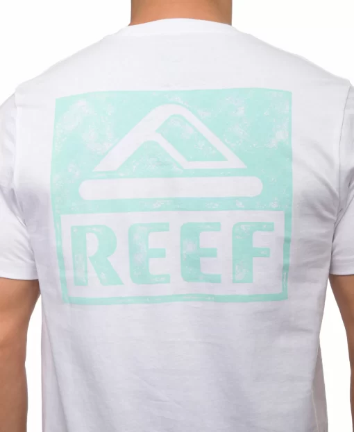 REEF T-Shirts>Wellie Short Sleeve T-Shirt Bright White