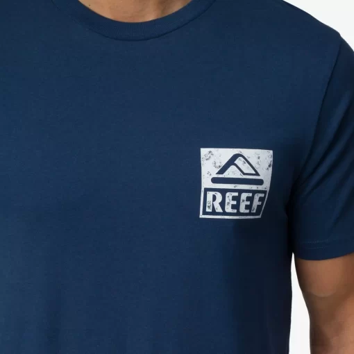 REEF T-Shirts>Wellie Short Sleeve T-Shirt Insignia Blue