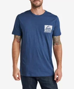 REEF T-Shirts>Wellie Short Sleeve T-Shirt Insignia Blue