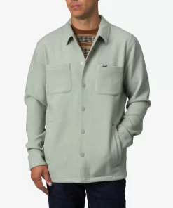 REEF Shirts>Weston Flannel Jacket Desert Sage