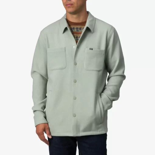 REEF Shirts>Weston Flannel Jacket Desert Sage